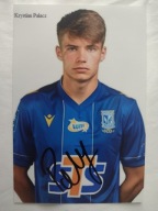 Zdjęcie 10x15 autograf Lech Poznań Krystian Palacz