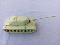 Żołnierzyki czołg IS zielonkawy PRL 1:72