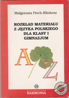 Rozkład materiału z Języka Polskiego dla kl I gim