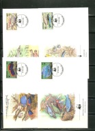 A51421)WWF-FDC Ryby: Grenada 1299 - 1302