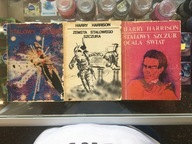 HARRY HARRISON STALOWY SZCZUR , OCALA ŚWIAT , ZEMSTA STALOWEGO SZCZURA 3szt