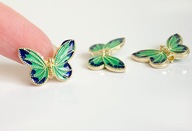 MOTYL otwór motylek drogocenna EMALIA Cloisonne