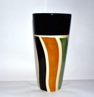 STARY WAZON CERAMICZNY W PASY