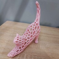 Figurka kot varanoi druk 3d różowa