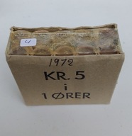 NORWEGIA - 1 Ore 1972 - ROLKA RULON BANKOW WIEWIÓRKA