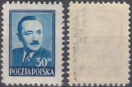 477** niebieski , pap. x2b , ZL 11 , gw.+opis Jerzy Walocha
