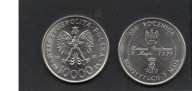 10000 zł. 1991r. 200 Rocznica Konstytucji 3 Maja.