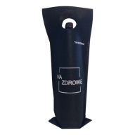 Materiałowe eleganckie etui na wino, wódka, whisky, opakowanie na alkohol