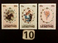 Sławni ludzie , ślub Diany i Karola , Lesotho MNH