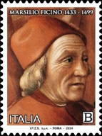Włochy 2024 Znaczek 4638 ** filozofia Ficino