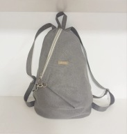 Plecak szaro-srebrny, średni, polski produkt !!!