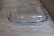 DUŻA MISKA ŻAROODPORNA SZKŁO Z POKRYWĄ