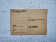 STARA KARTKA POCZTOWA POCZTÓWKA NIEMIECKA LEIPZIG LIPSK NRD DDR 1967/NIEMCY