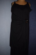 * C & A * PIĘKNY KOMBINEZON CZARNY Z KLAMERKĄ _48