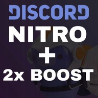 DISCORD NITRO 90 dni 3 miesiące na twoje konto + 2 NITRO BOOST