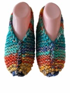 Ciepłe kapcie, roz. 39-40, handmade, homeoffice