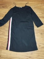 Sukienka damska czarna prosta dzianinowa L