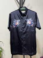 L Koszula Top Man granat baśniowe ptaki S