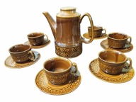 PRUSZKÓW WERINA KOKARDKI SERWIS KAWY HERBATY PORCELIT VINTAGE lata70 PRL
