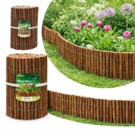 OBRZEŻE WIKLINOWE OGRODZENIE DEKORACYJNE DO OGRODU ŚCIEŻEK TARASU DREWNIANE