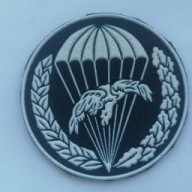 Naszywka wojskowa desant czarna