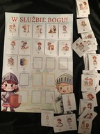 W SŁUŻBIE BOGU naklejki sprawdziany kontrolki niedzielne 2025/2026