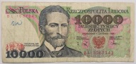 10000 zł 1988r. Seria BL, banknot PRL