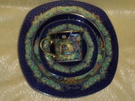 Rosenthal Bjorn Wiinblad Filiżanka kolekcjonerska Limitowane trio Mocca