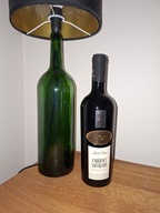 Lampa dla WINIARZY! Podstawa z butelki na sterydach wstrzemięźliwy w abażur