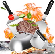 ZESTAW SMASH BURGER BBQ KOMPLET AKCESORIÓW DO GRILLOWANIA I BURGERÓW