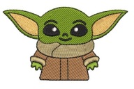 Termo Naszywka Child Yoda Grogu Gwiezdne Wojny Star Wars Haft Naprasowanka