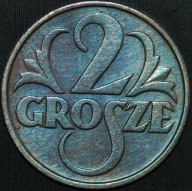 2 grosze 1932 - piękny egzemplarz