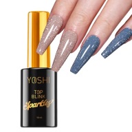 YOSHI TOP BLINK SPARKLES TOP BROKATOWY NO WIPE BEZ PRZEMYWANIA 10 ml