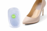 Wkładka żelowa, ochronna amortyzująca do butów na piętę, bezbarwna