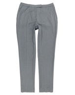 H&M eleganckie klasyczne szare spodnie cygaretki 40