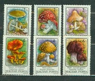 WĘGRY ** GRZYBY Mi 3871-76