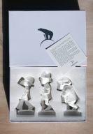 Oficjalne Figurki Gang Olsena Egon, Benny i Kjeld w pudeku Nordisk Film