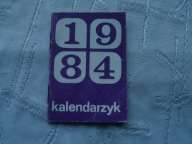 KALENDARZYK ROK 1984