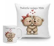 Poduszka i kubek Walentynki pomysł na prezent MOJEGO MISIA