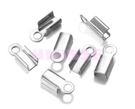 Końcówki zaciskowe z uszkiem do sznurka 3*6mm