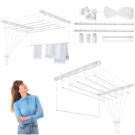 SUSZARKA NA PRANIE PODSUFITOWA REGULOWANA SUFITOWA WISZĄCA 6 PRĘTÓW SEPIO