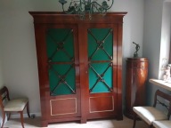 Biblioteka biedermeier, mahoń, około1835r