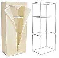 Garderoba Gockowiak Fela 60 x 152 x 45 cm odcienie beżu