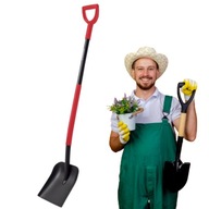 ŁOPATA METALOWA DO PRACY W OGRODZIE KOPANIA PIASKU ZIEMI WĘGLA SOLIDNA