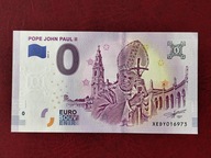 0 Euro 2019 r. Papież Jan Paweł II Stan UNC