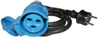 WTYCZKA CEE 230V GNIAZDO KABEL PRZYŁĄCZENIOWY 1,5m