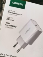 UGREEN ŁADOWARKA 20W 1xUSB-C SZYBKIE ŁADOWANIE BIAŁA EU FAST CHARGE