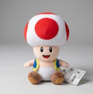 Maskotka Toad Super Mario 18 cm Pluszak Grzybek Czerwony Prezent