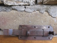 Stara SOLIDNA ZASUWKA /Zamknięcie_GARAŻ_KOMÓRKA