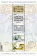Belgia 2025 Znaczki Blok 302 ** banknoty